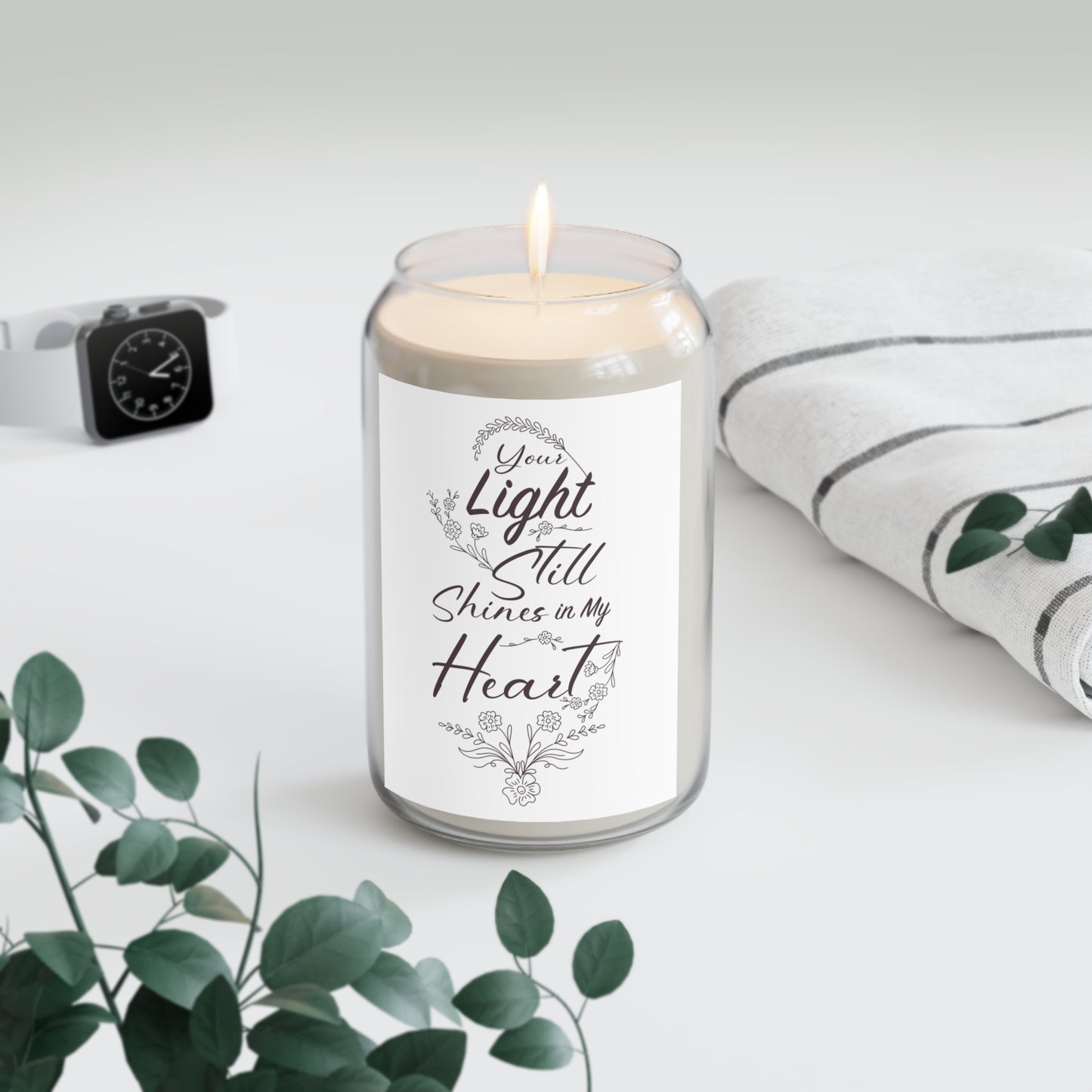 "Your Light Still Shines in My Heart"  Candle, 13.75oz